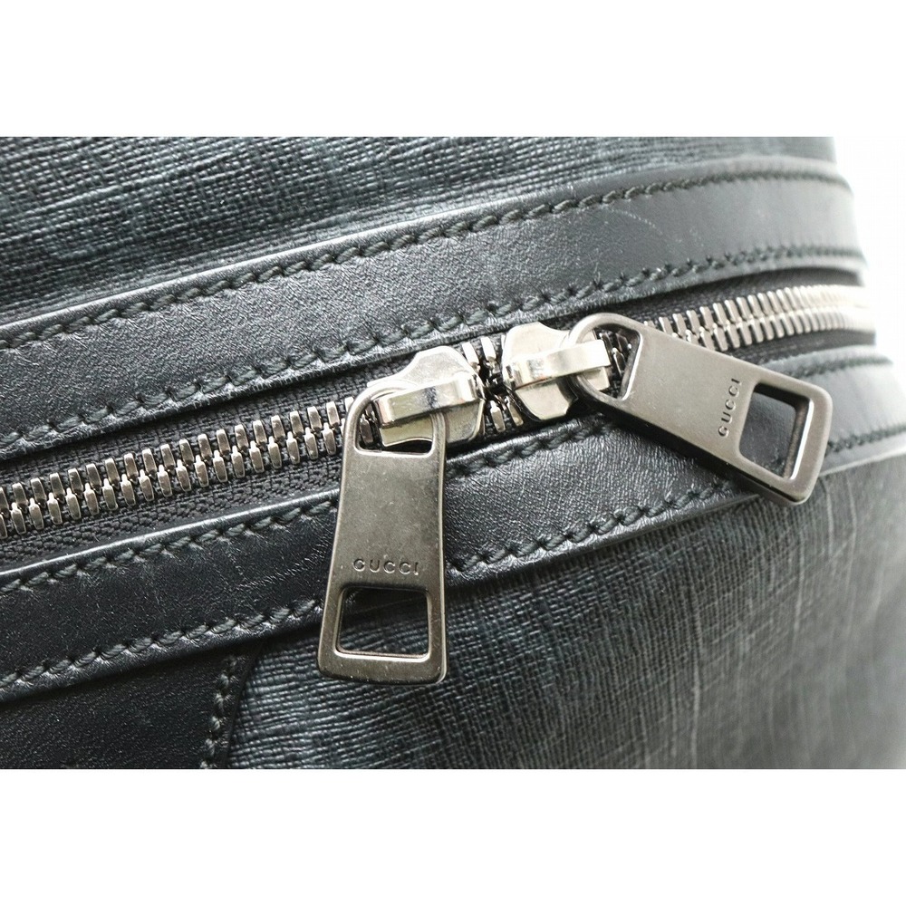 Gucci Black Rucksack Supreme Backpack Leather Gg - image 6